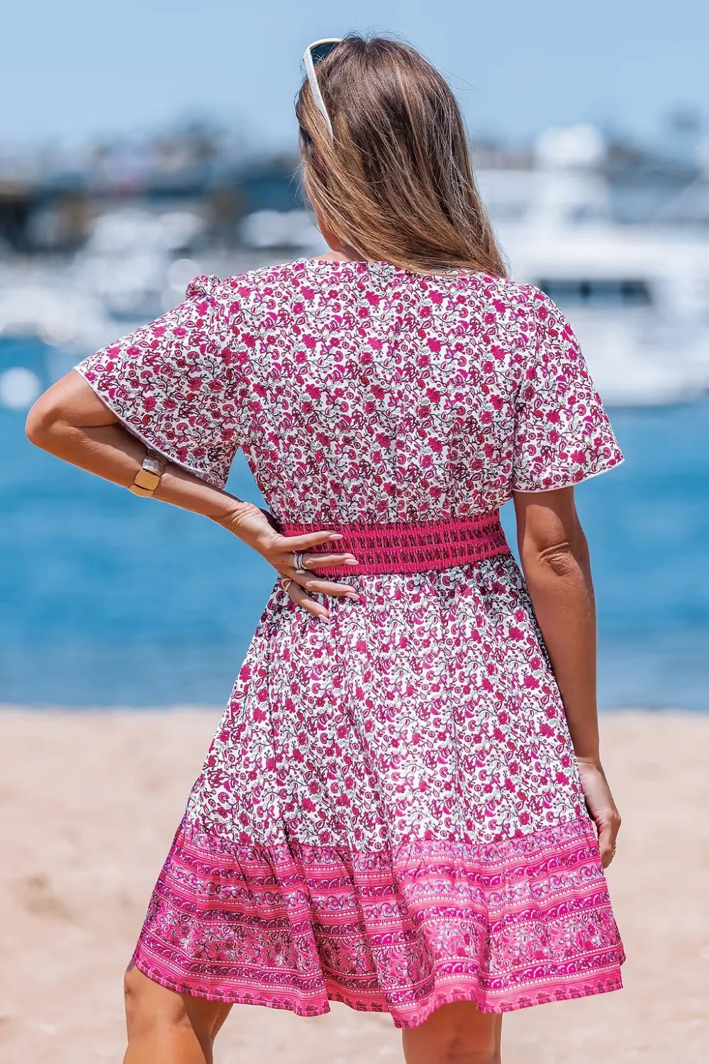 Bohemian Breeze Paisley Mini Dress