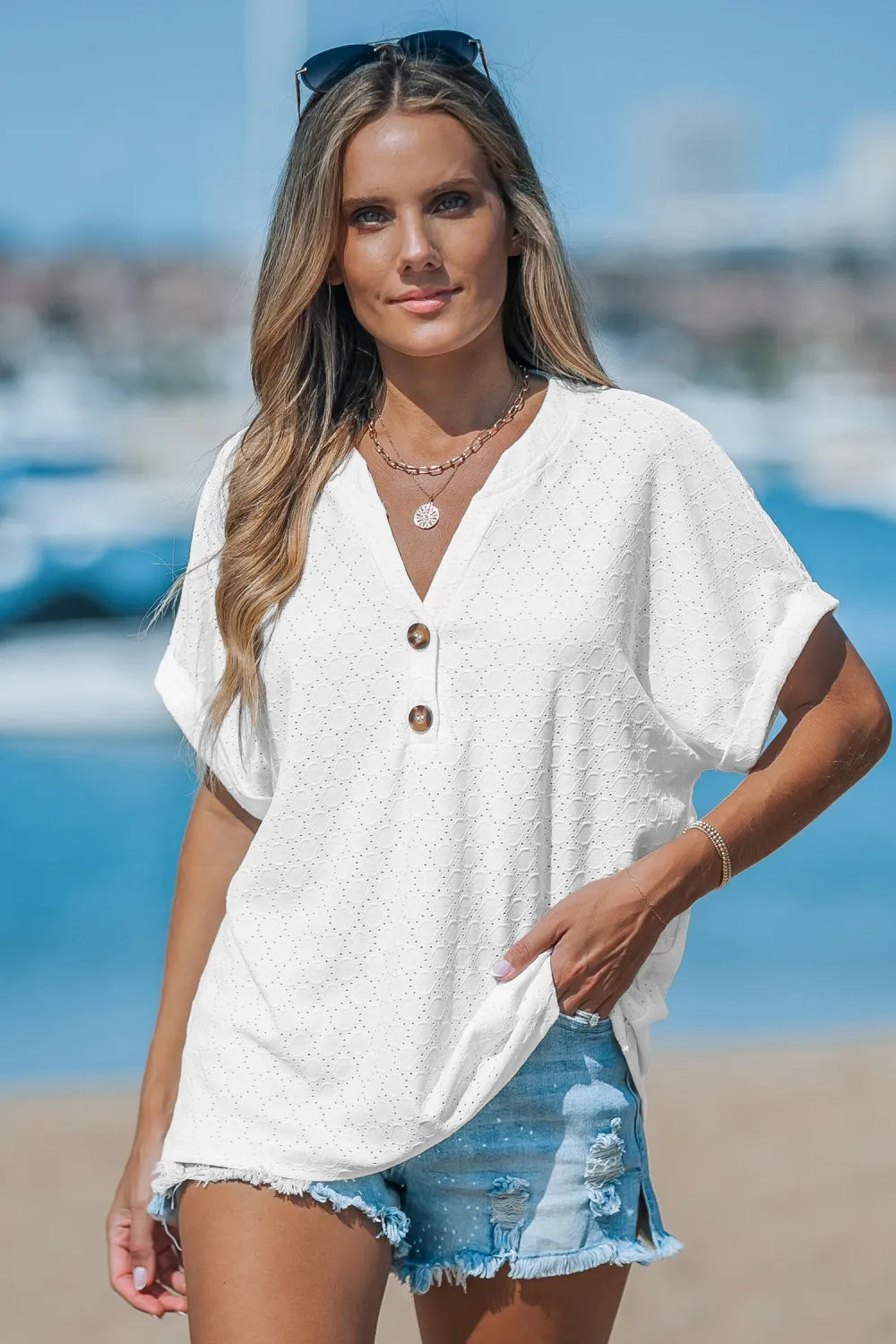Dawn Sky Blue Top