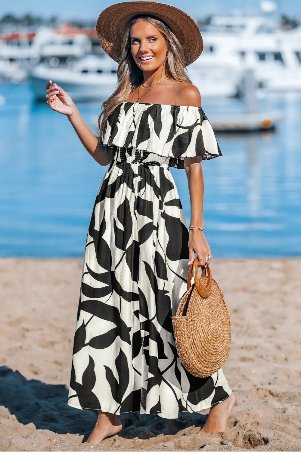 Chasing Sunsets Abstract Maxi Dress