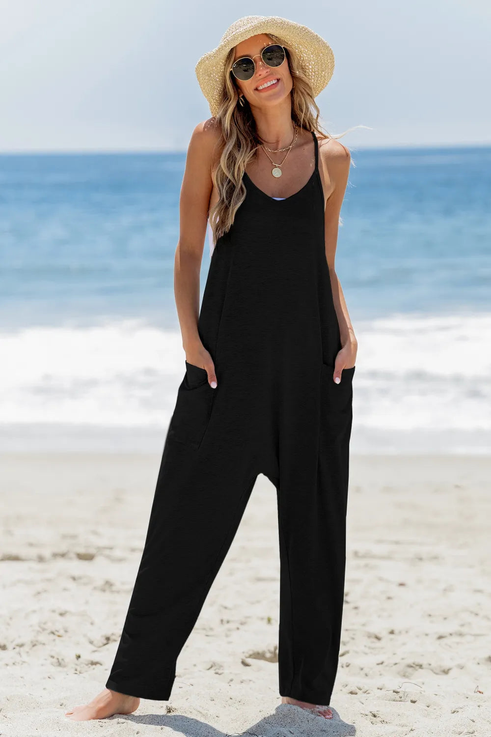 Lazy Sunday Neutral Jumpsuit