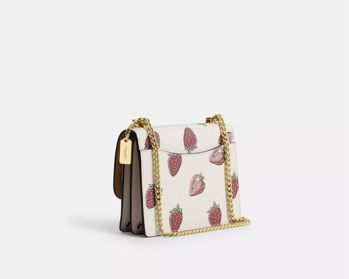 Coach Mini Klare Crossbody Bag With Strawberry Print