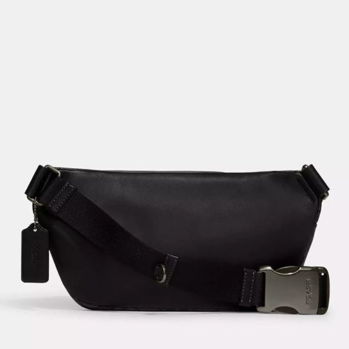 Coach Unisex Elias Belt Bag In Signature Canvas & Leather