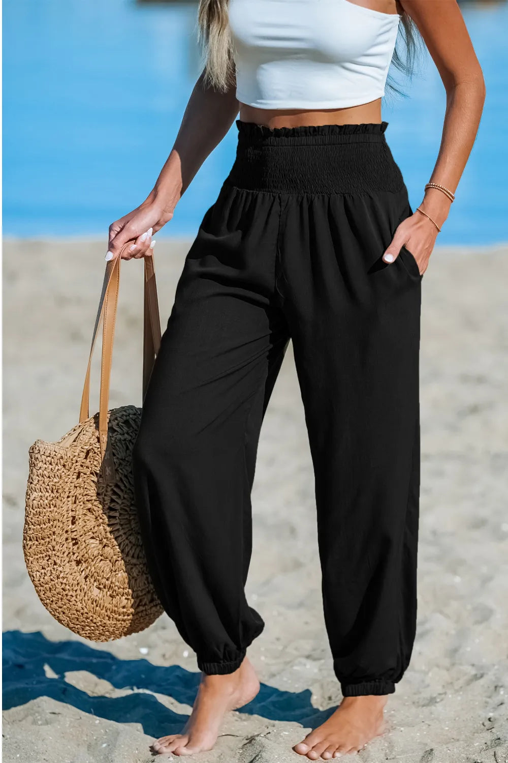 Tropical Tide Green Pants