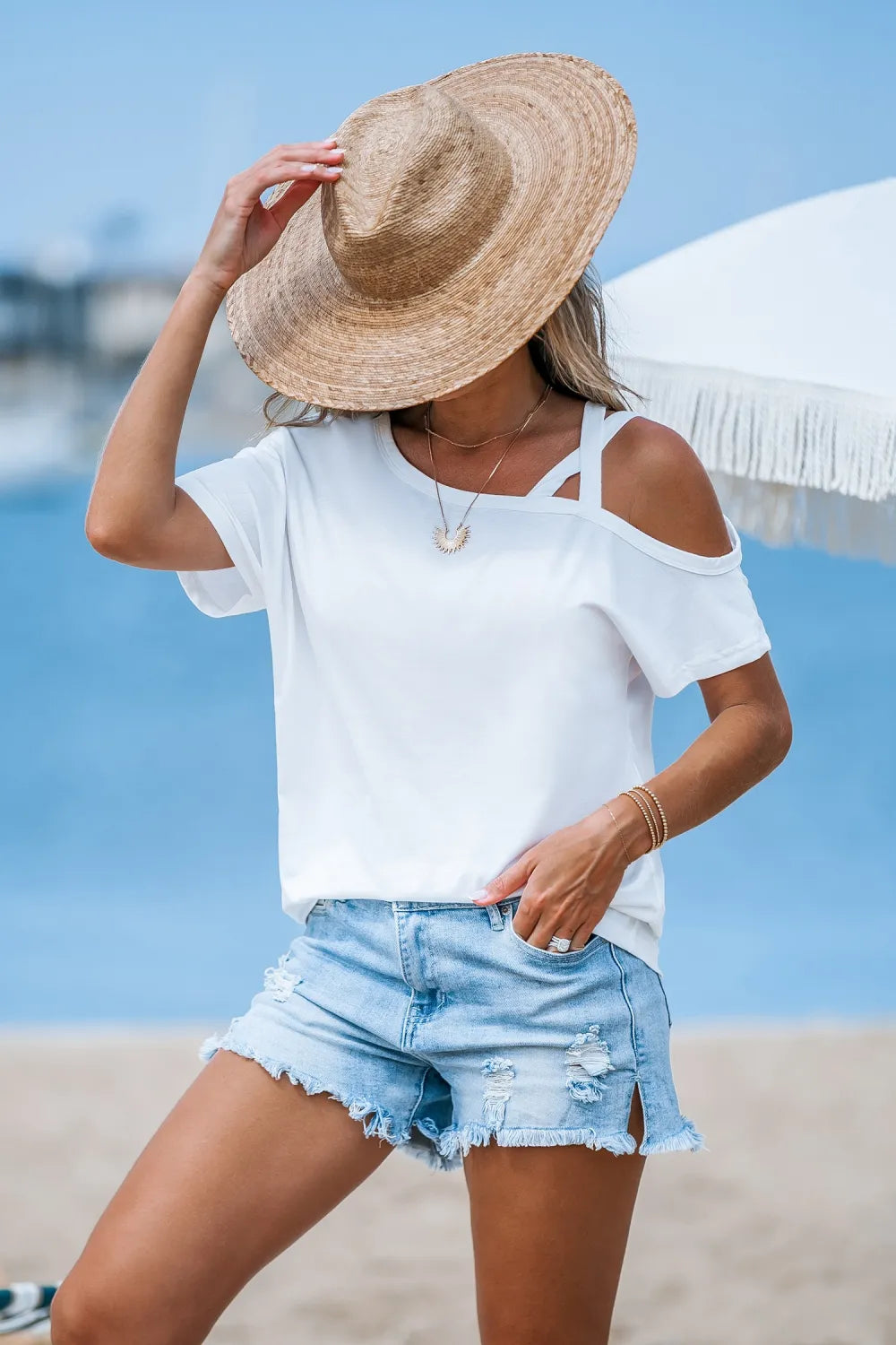 Ocean Breeze Navy Top