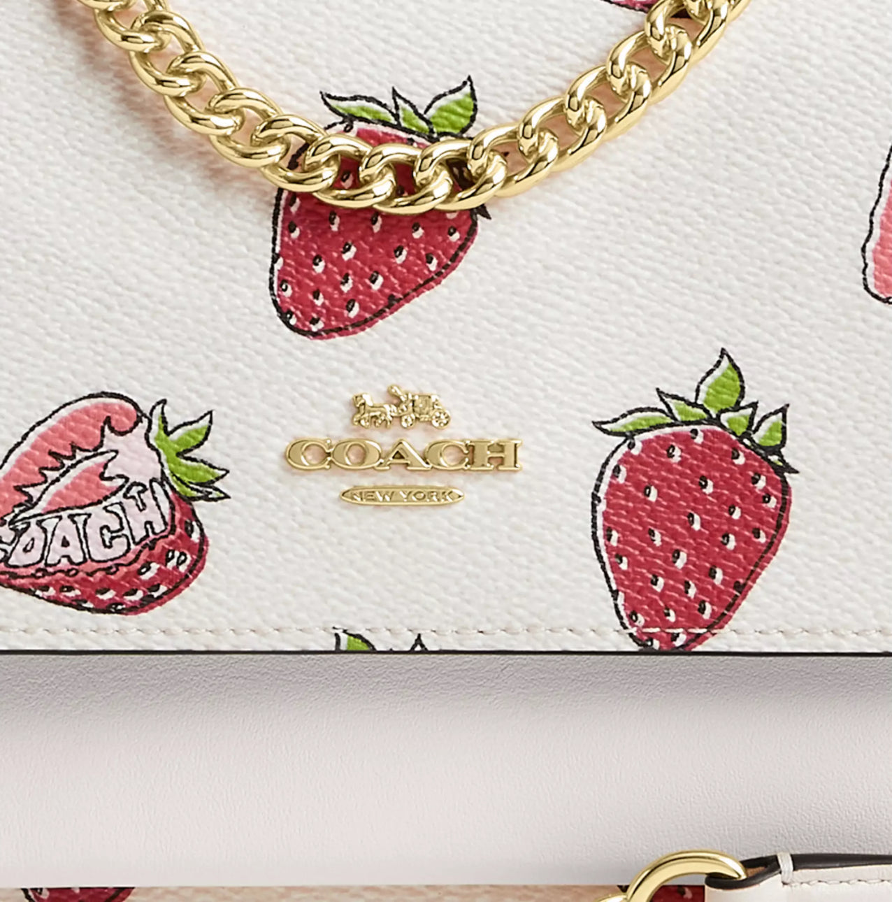 Coach Mini Klare Crossbody Bag With Strawberry Print