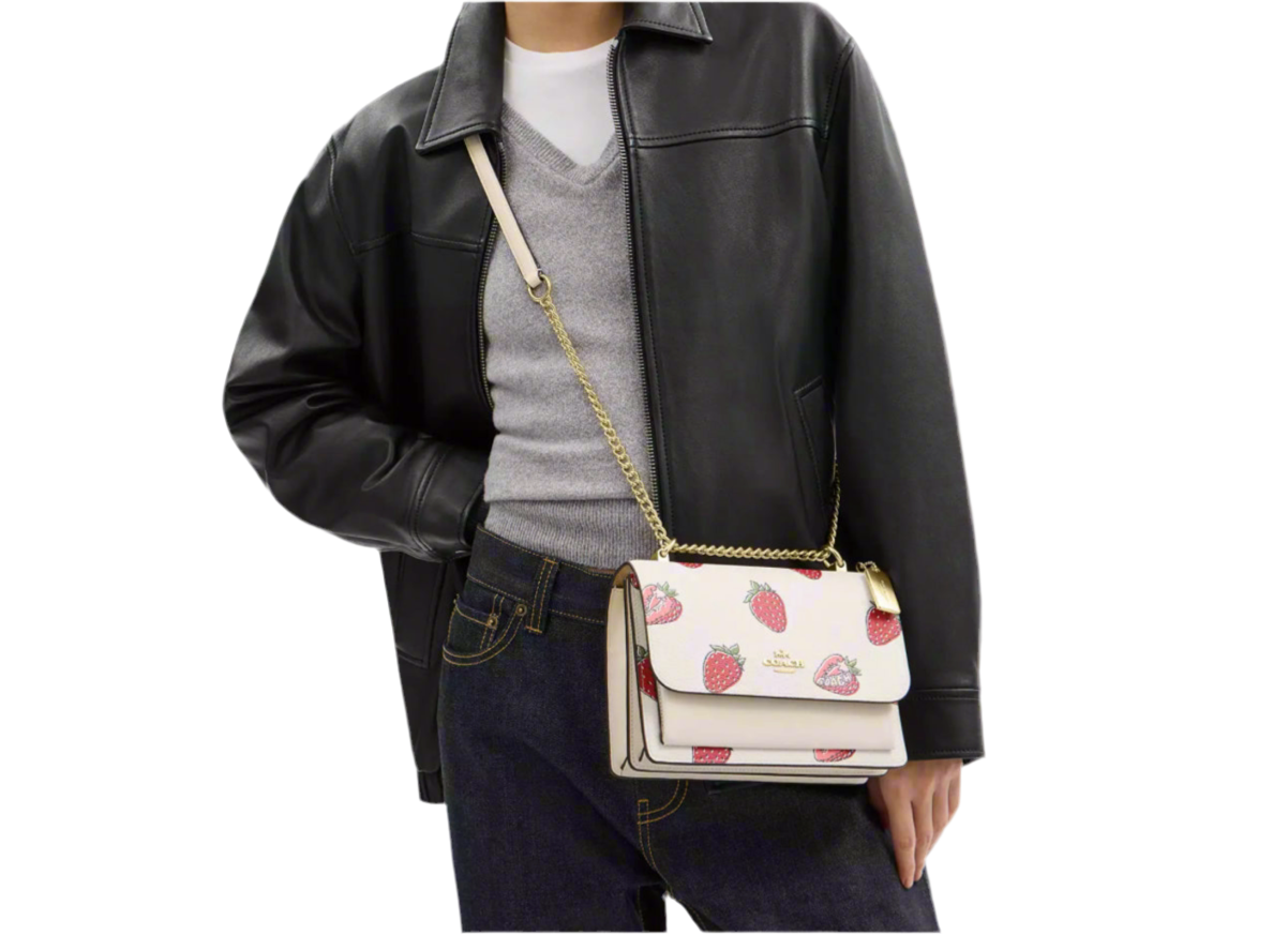 Coach Klare Crossbody With Strawberry Print