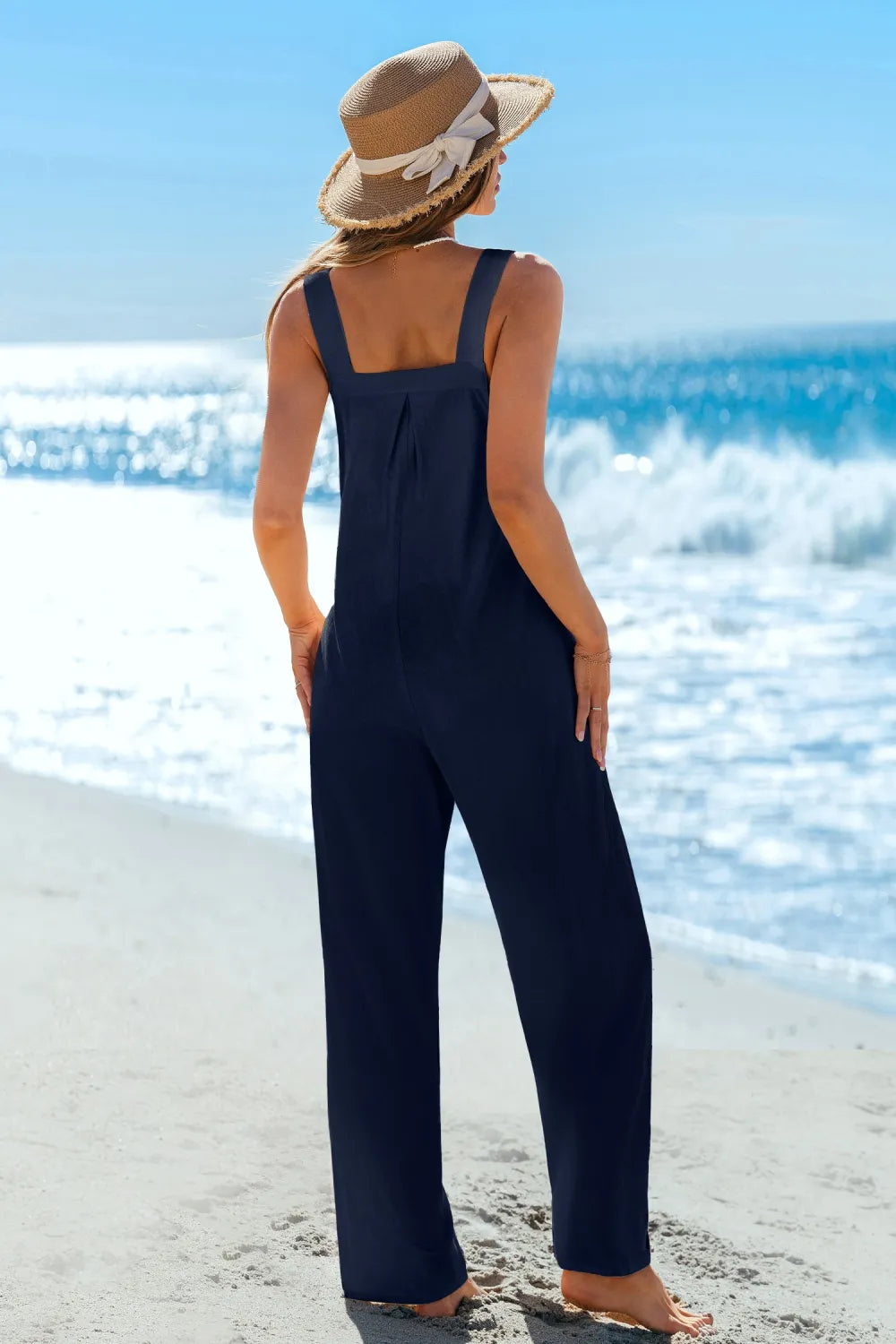 Daisy Chain Beige Jumpsuit