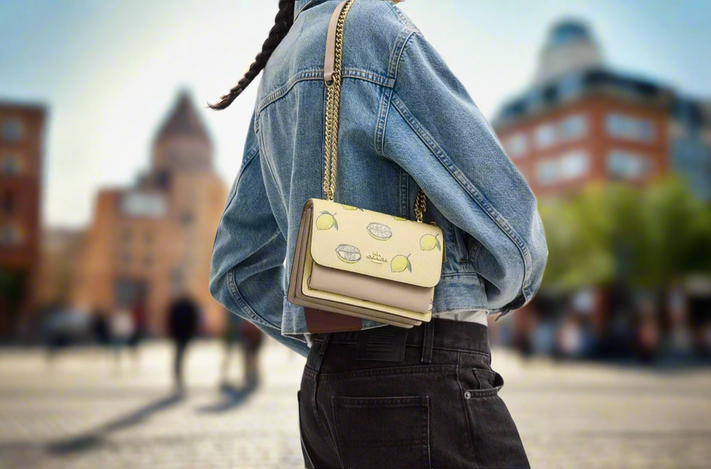 Coach Mini Klare Crossbody Bag With Lemon Print