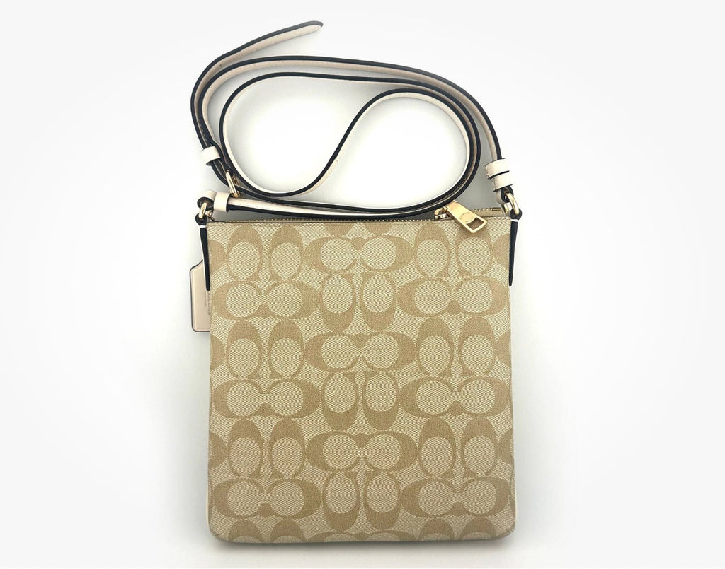 Coach Mini Rowan File Crossbody Bag In Signature Canvas & Leather