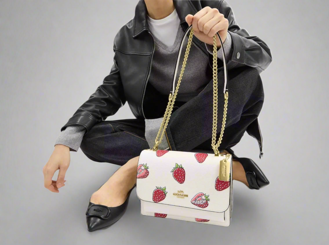 Coach Klare Crossbody With Strawberry Print