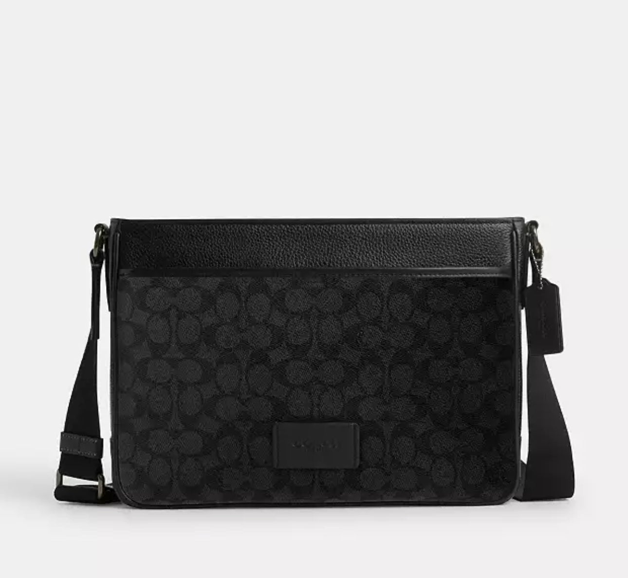 Coach Men’s District Crossbody Bag In Signature Canvas & Leather