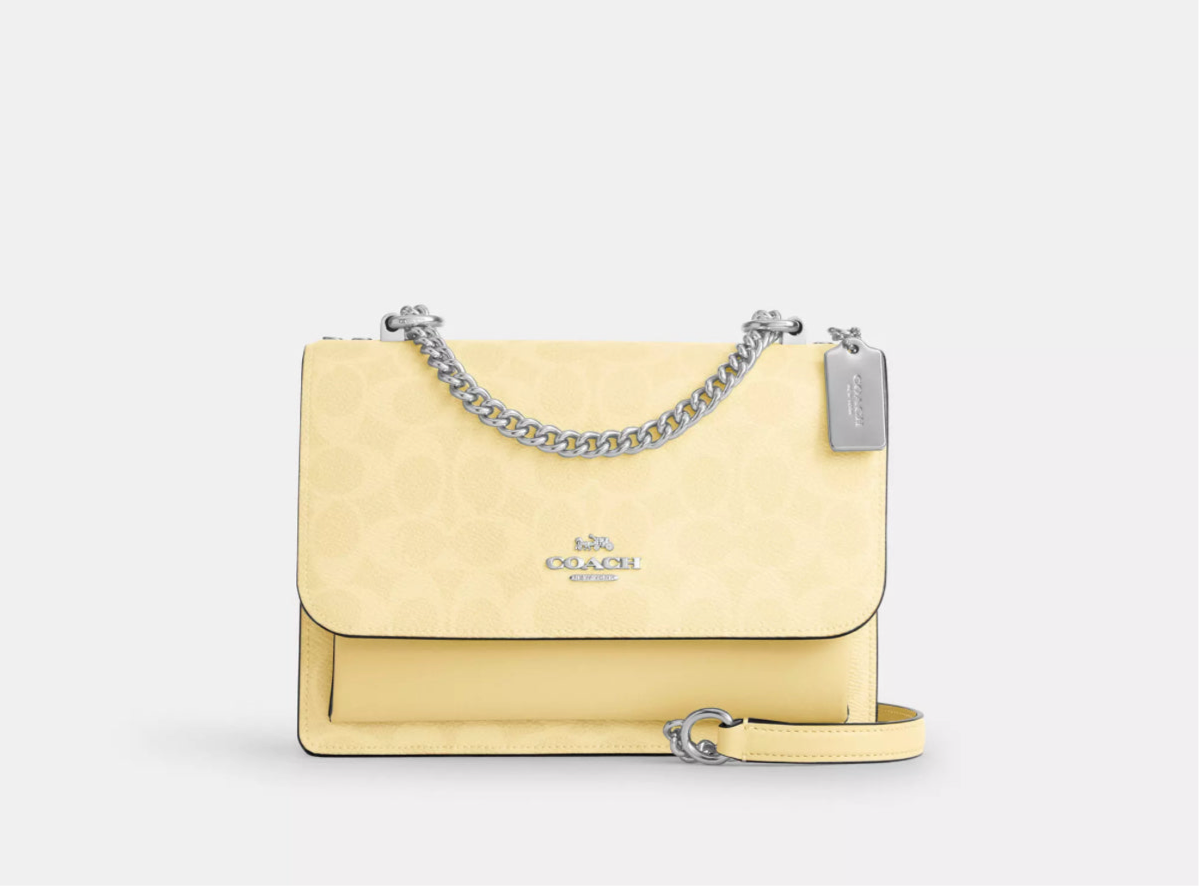 Coach Klare Crossbody Bag In Signature Canvas & Smooth Leather