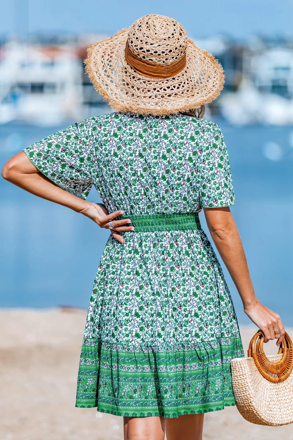 Bohemian Breeze Paisley Mini Dress
