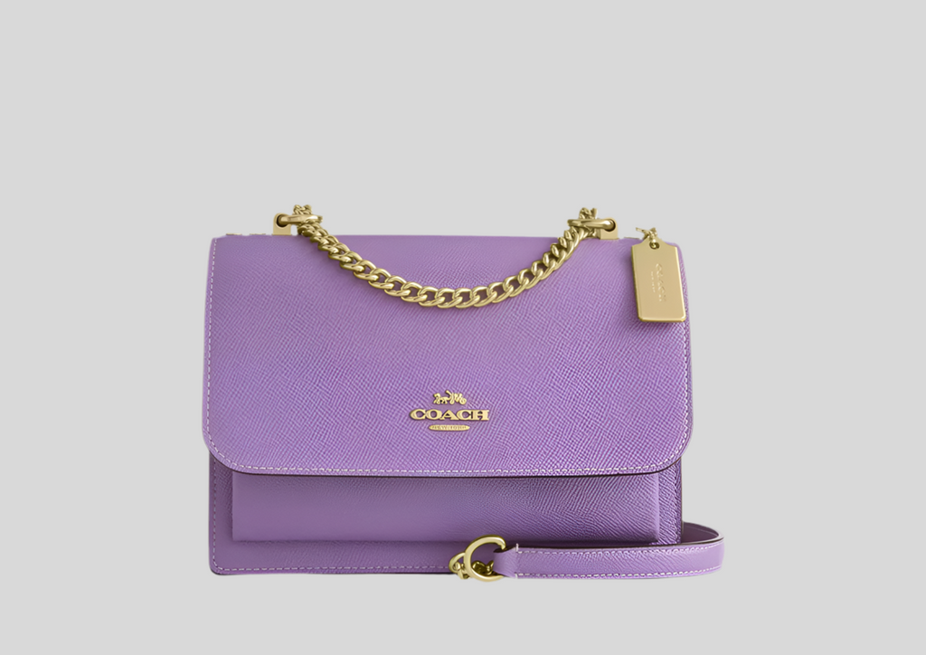 Coach Klare Crossbody Leather Bag In Silver/Iris