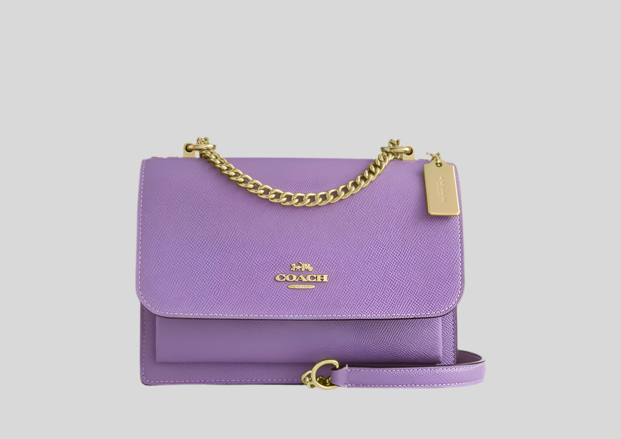 Coach Klare Crossbody Leather Bag In Silver/Iris