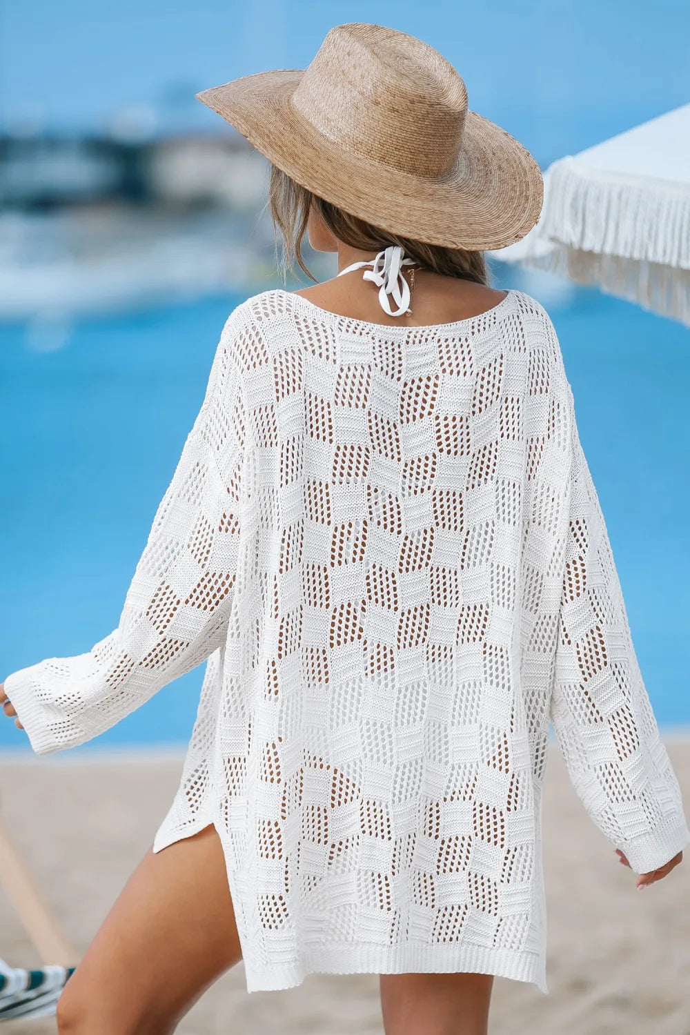 Check Please Black Cover-Up Top