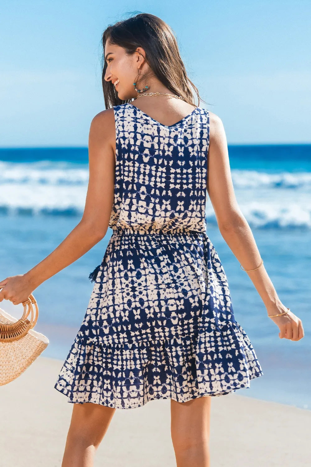 Jetsetter Abstract Mini Dress