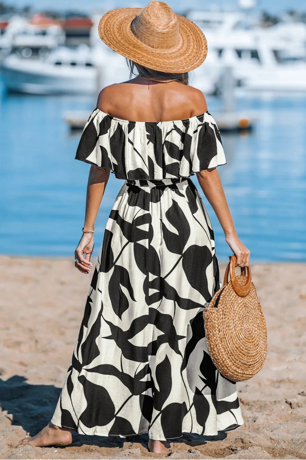 Chasing Sunsets Abstract Maxi Dress