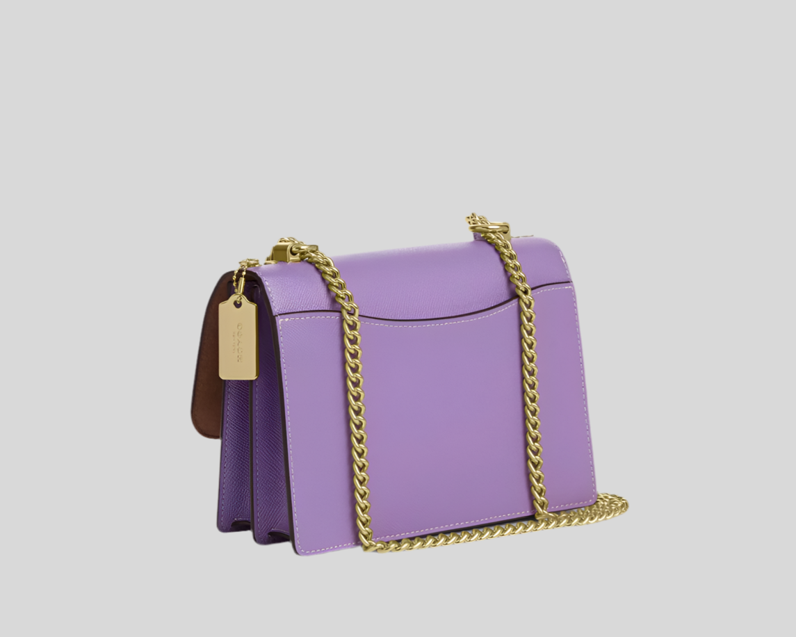 Coach Klare Crossbody Leather Bag In Silver/Iris