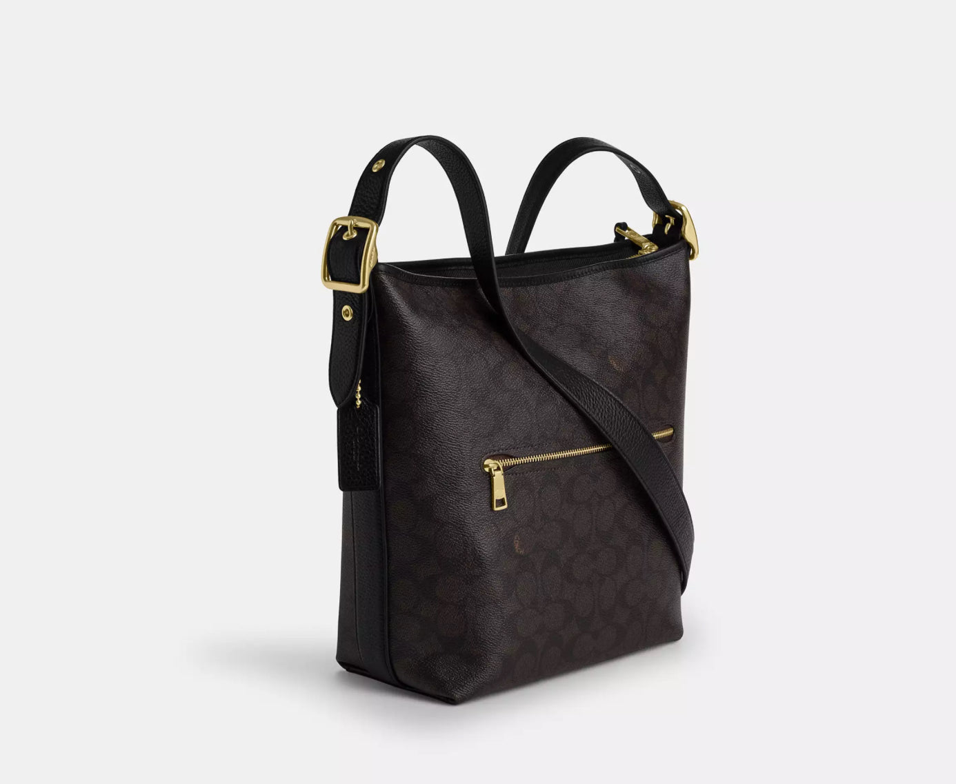 Coach Val Duffel Bag In Signature Canvas & Leather