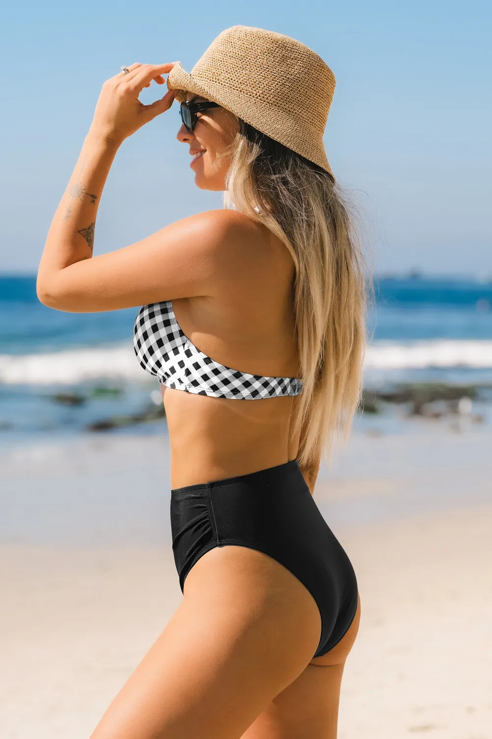 Poolside Picnic Gingham Bikini Set