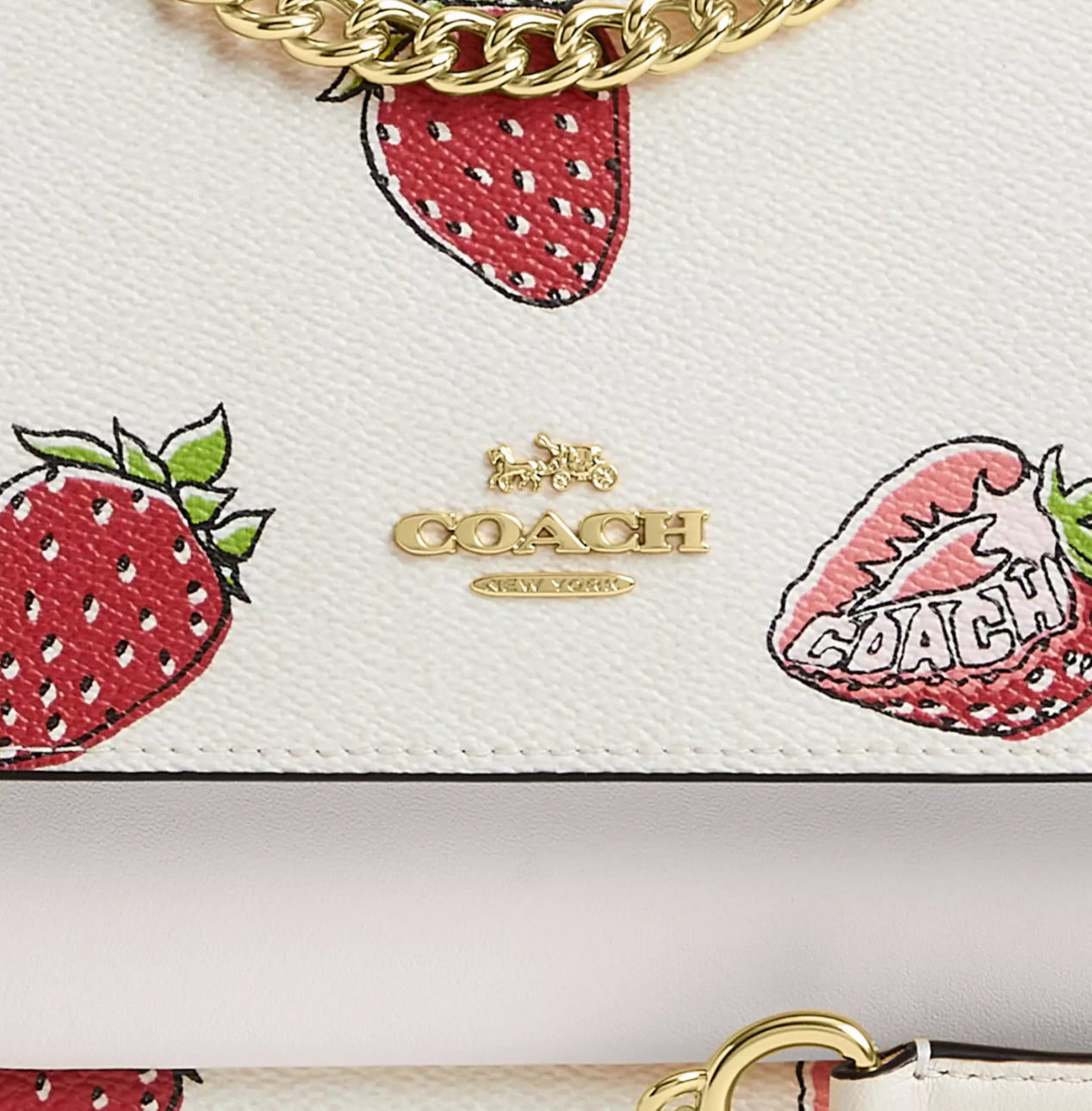 Coach Klare Crossbody With Strawberry Print