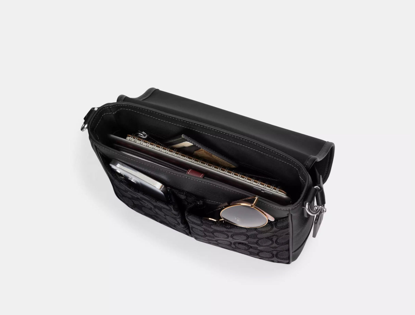 Coach Men’s Sprint Map Bag 25 In Signature Jacquard & Leather