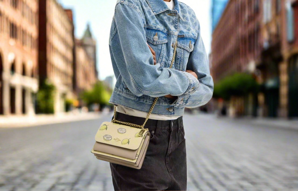 Coach Mini Klare Crossbody Bag With Lemon Print