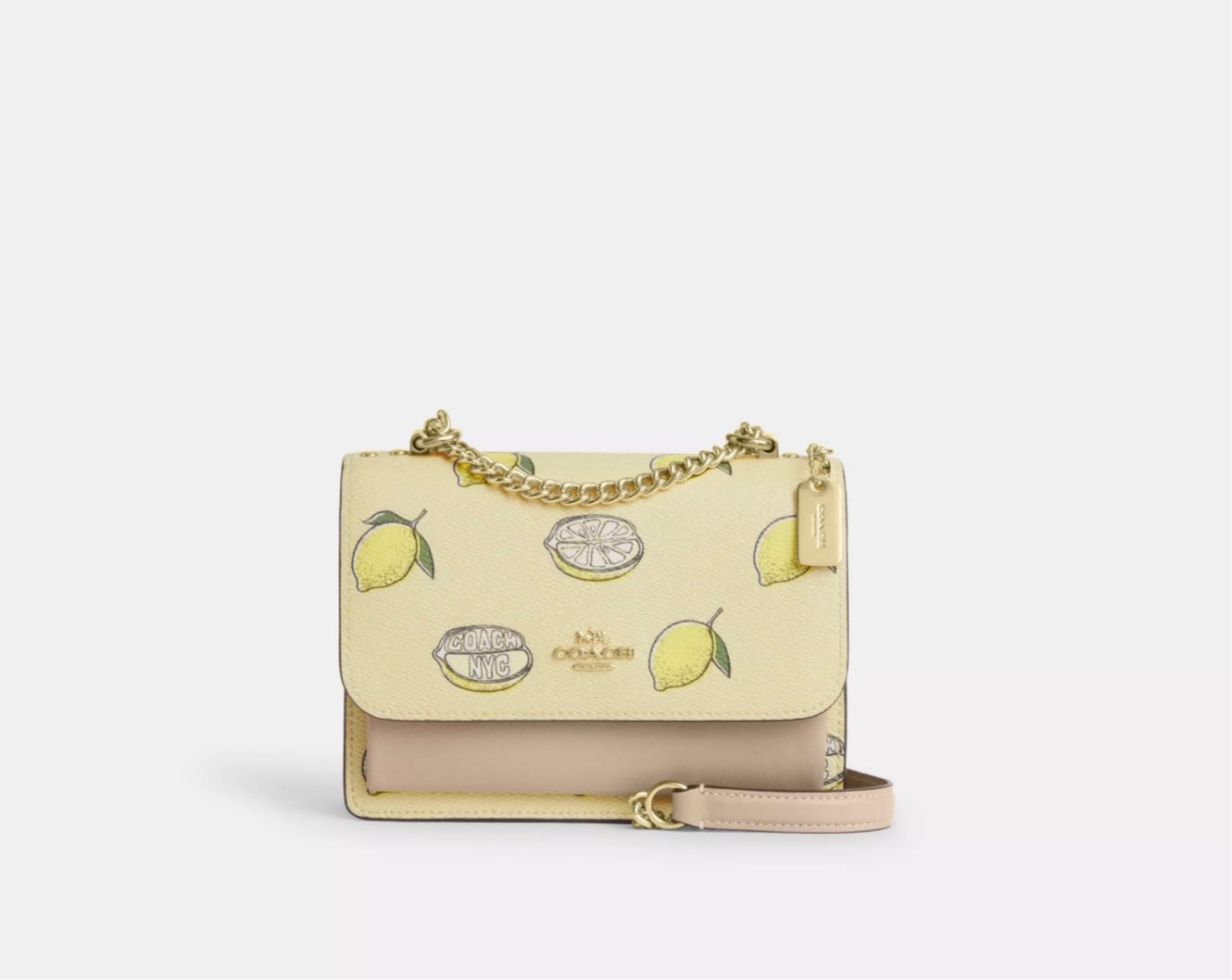Coach Mini Klare Crossbody Bag With Lemon Print
