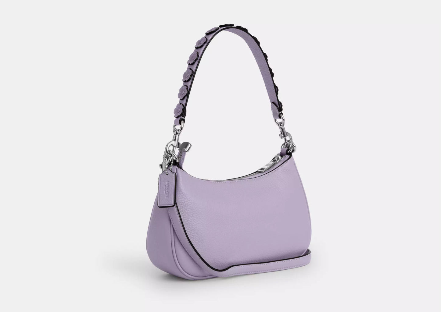 Coach Teri Shoulder Bag with Floral Appliqué