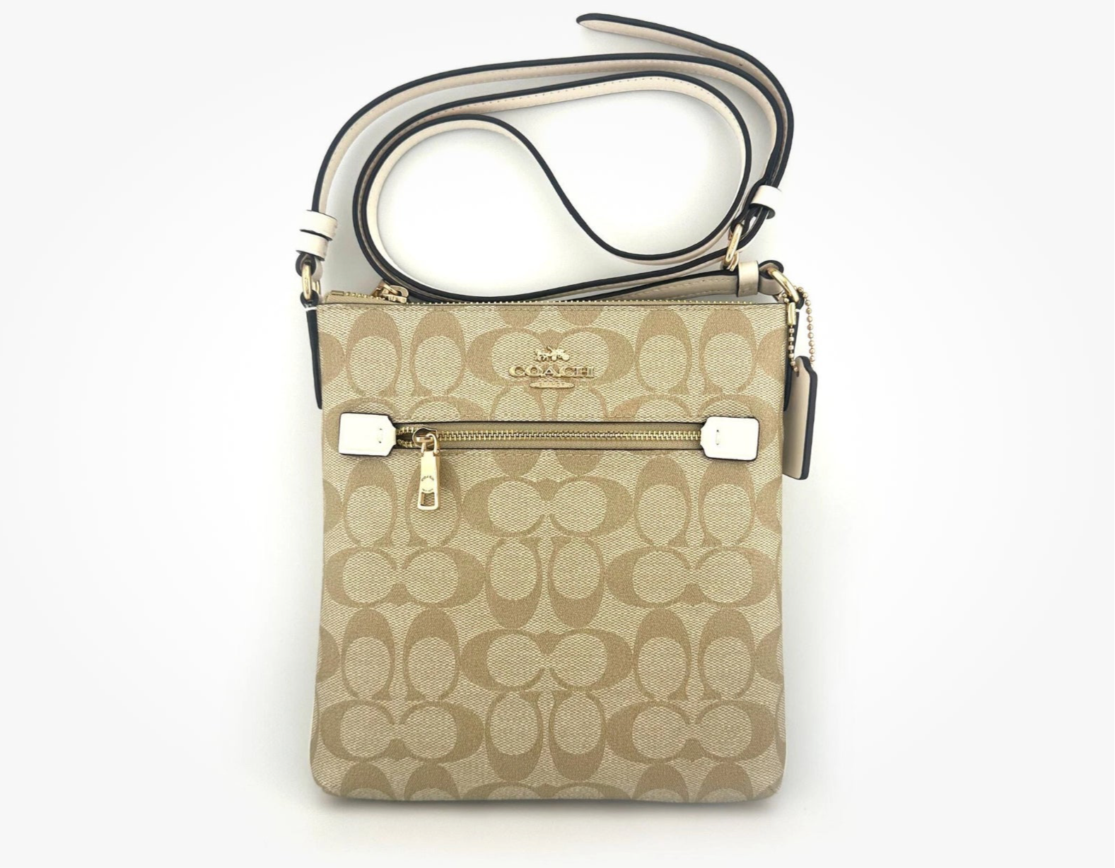 Coach Mini Rowan File Crossbody Bag In Signature Canvas & Leather