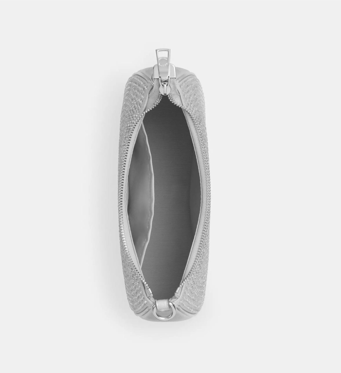 Coach Teri Shoulder Bag With Crystal In Silver