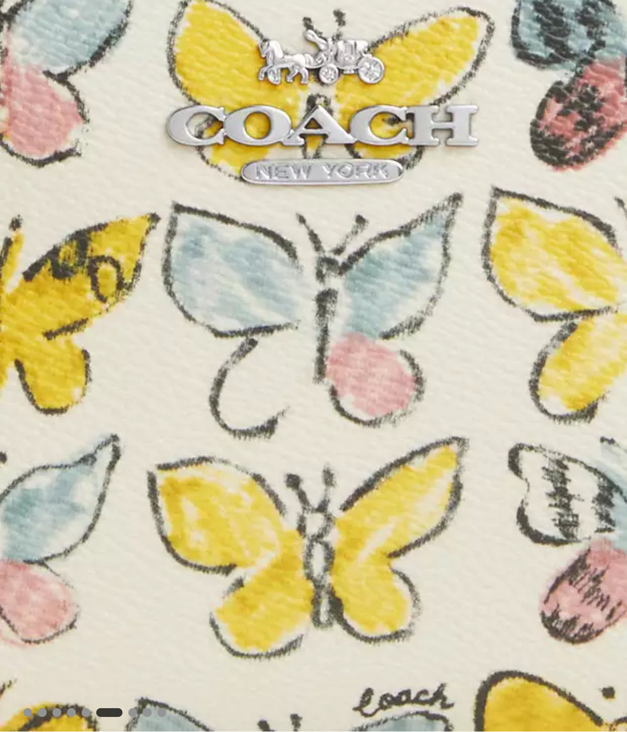 Coach Mini Jamie Camera Crossbody With Butterfly Print