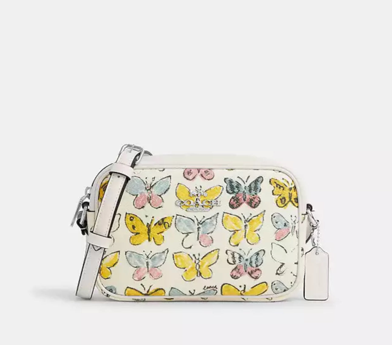 Coach Mini Jamie Camera Crossbody With Butterfly Print