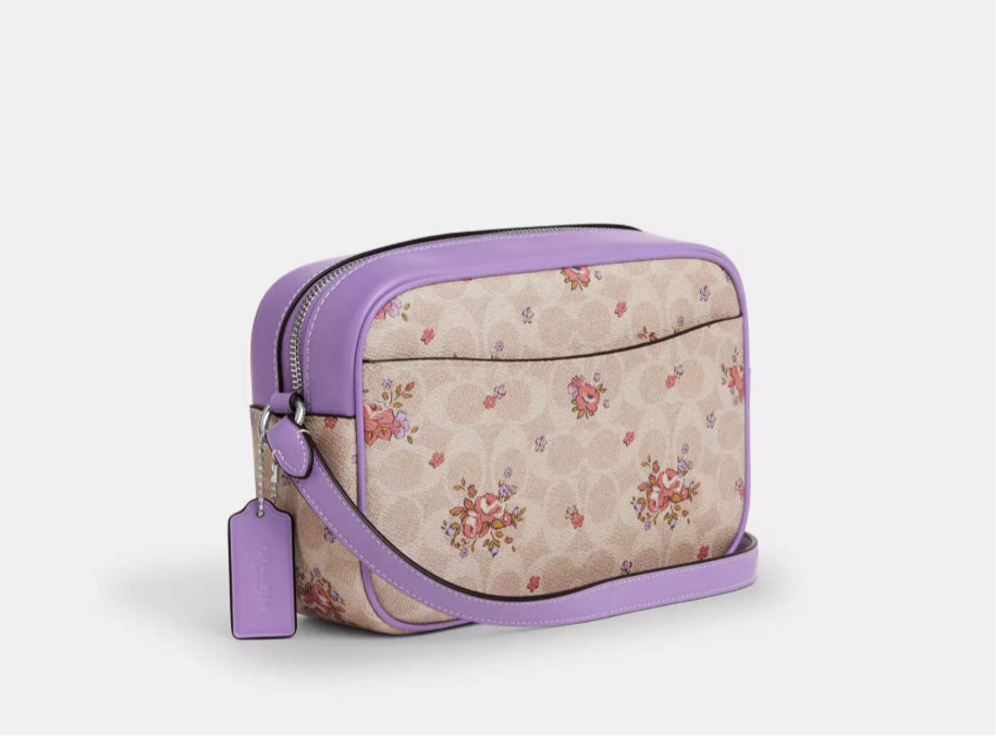 Coach Medium Jamie Camera Bag In Signature Canvas With Floral Print