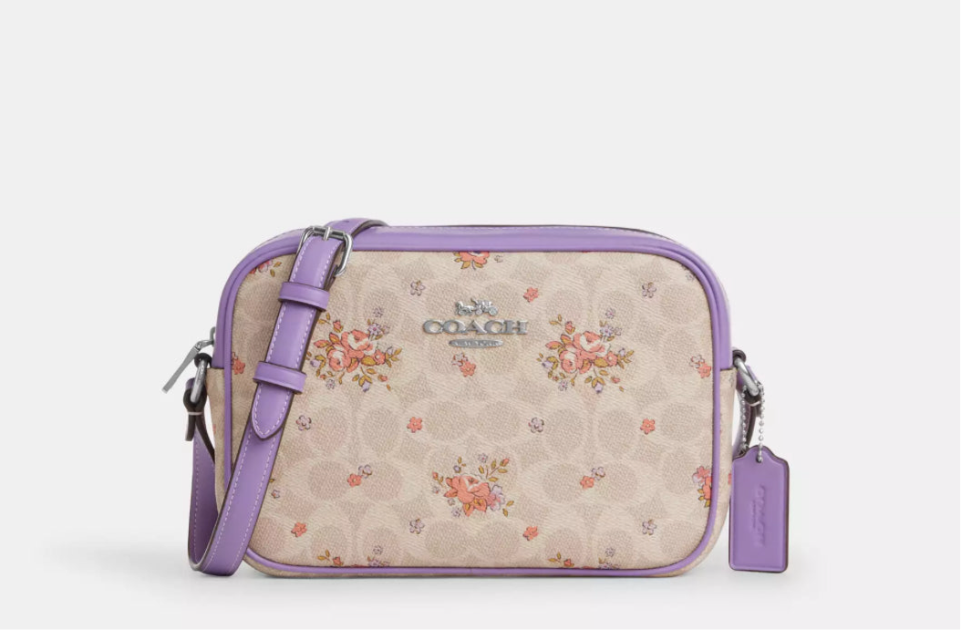 Coach Medium Jamie Camera Bag In Signature Canvas With Floral Print