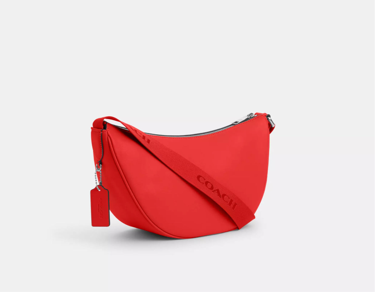 Coach Leather Pace Shoulder Bag In Red