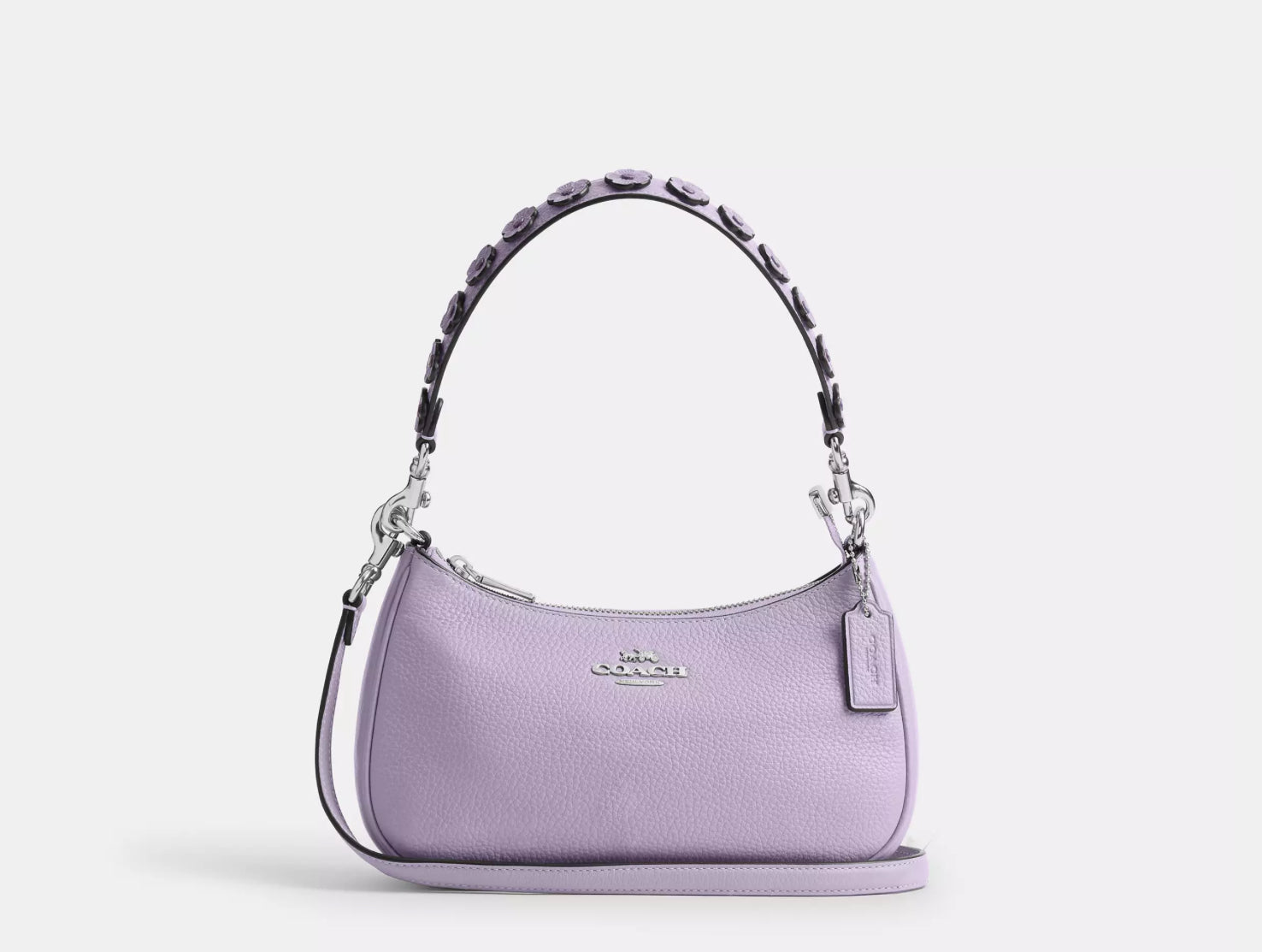 Coach Teri Shoulder Bag with Floral Appliqué