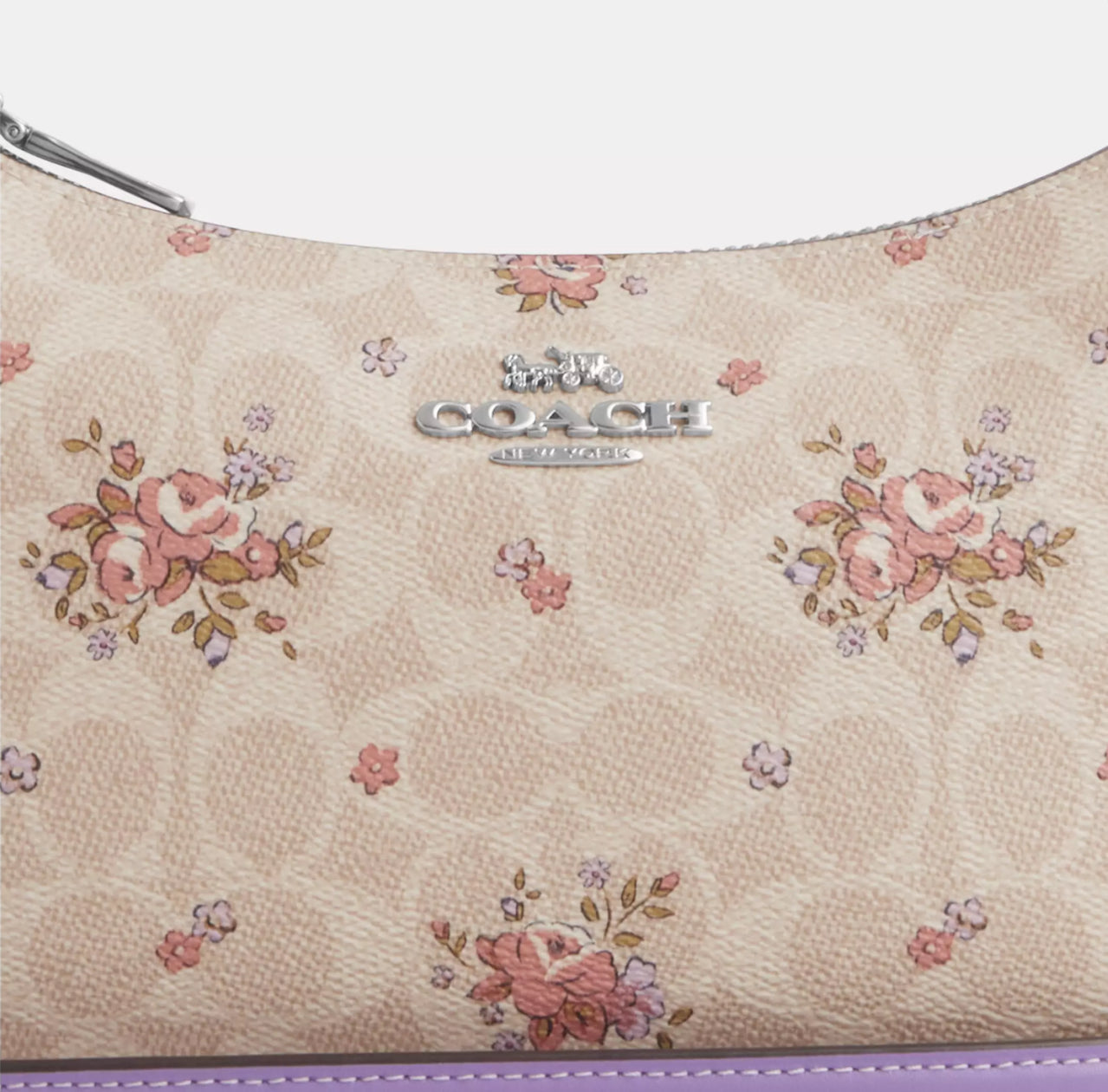 Coach Teri Shoulder Bag In Signature Canvas with Floral Print