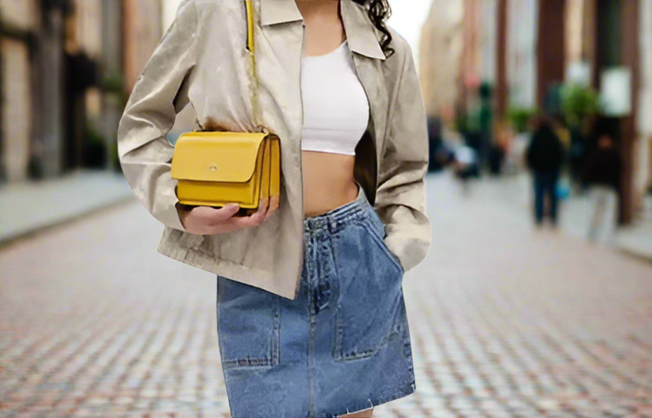 Coach Mini Klare Crossbody Bag In Patent & Smooth Leather Gold/Gold
