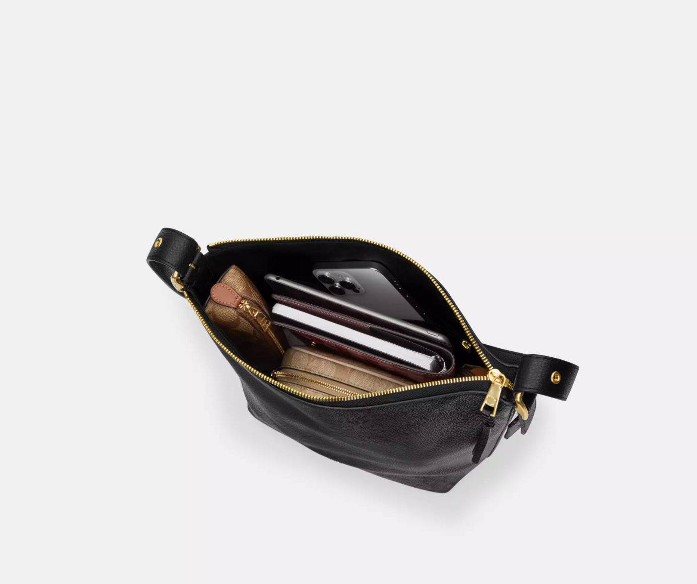Coach Val Duffel Bag In Signature Canvas & Leather