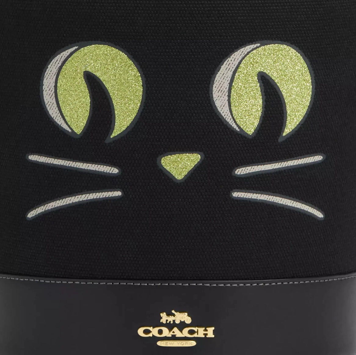 Coach Trick Or Treat Bucket With Halloween Cat