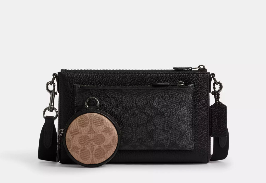Coach Men’s Holden Crossbody In Signature Canvas & Leather
