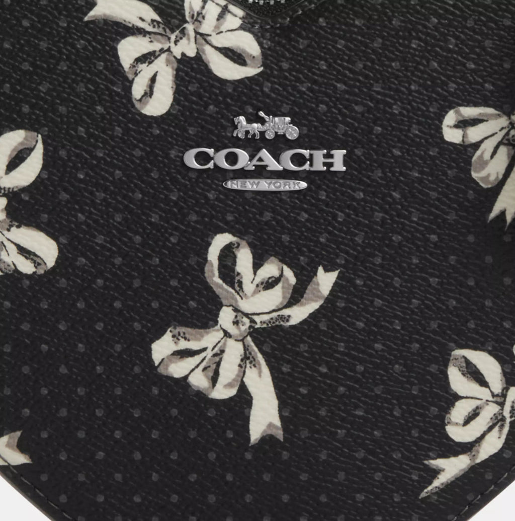 Coach Heart Crossbody Bag
With Bow Print