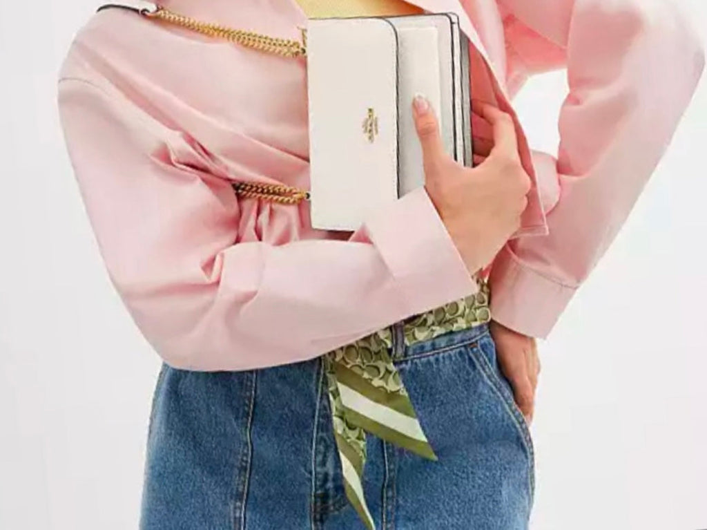 Coach Mini Klare Crossbody Leather Bag In Gold/ Chalk