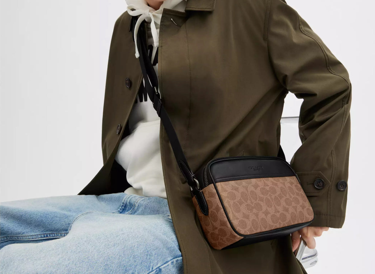 Coach Men’s Graham Crossbody Bag In Signature Canvas & Leather
