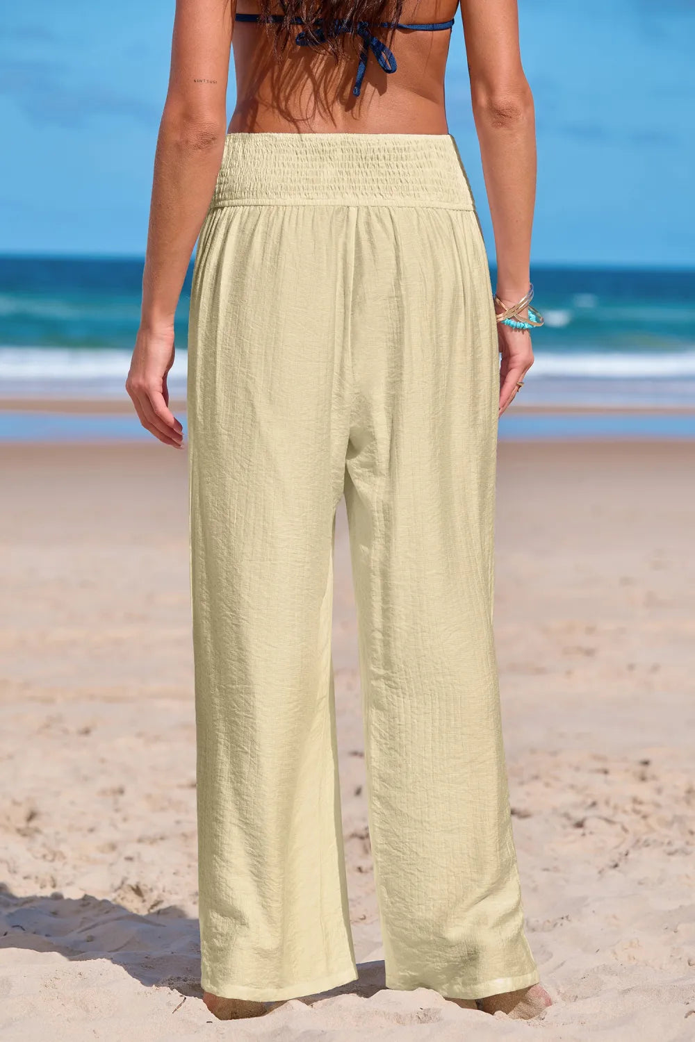 Saltwater Dreams White Cover-Up Pants