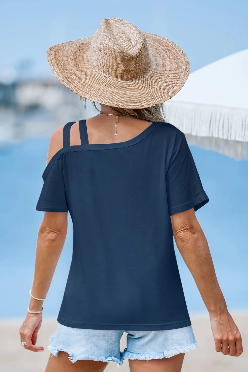 Ocean Breeze Navy Top