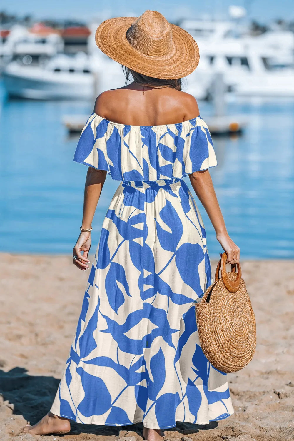 Chasing Sunsets Abstract Maxi Dress