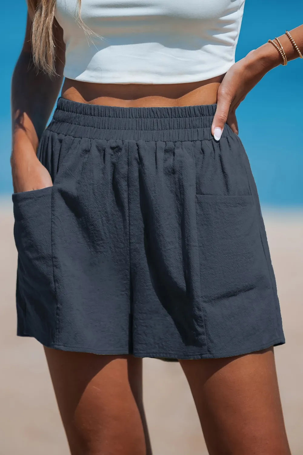Seaside Air Black Shorts